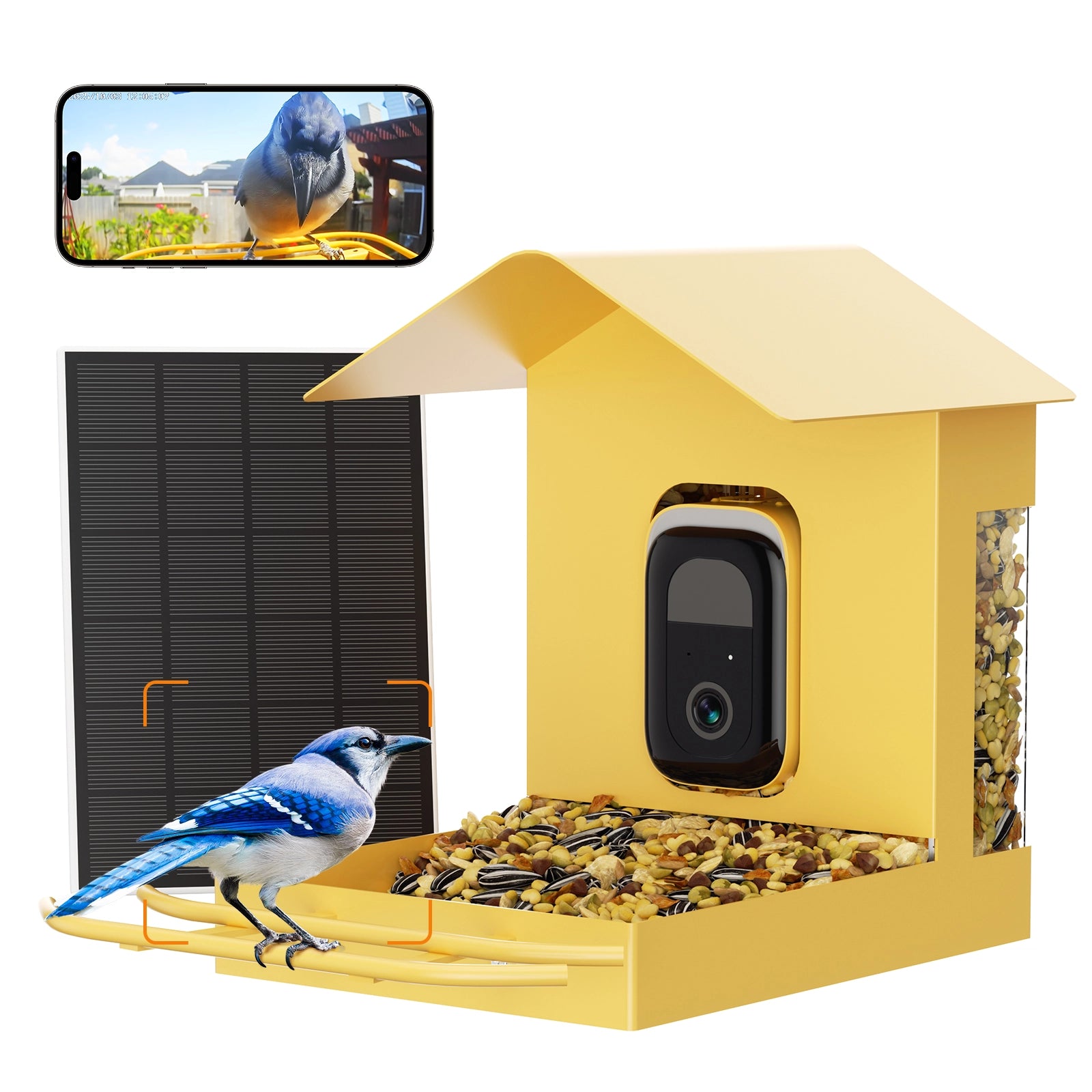 Bilantan BirdHi Mag Pro Bird Feeder with Camera, 5G/2.4G WiFi Compatible