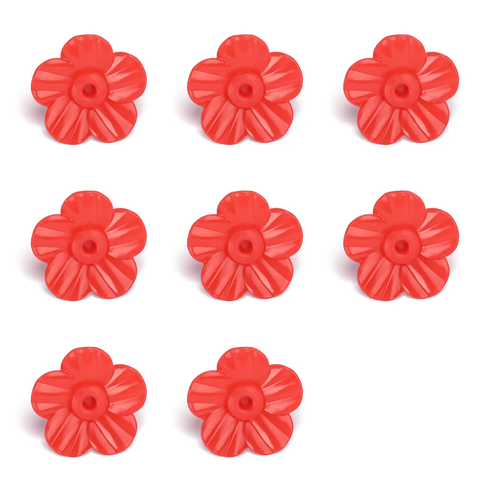 Hummingbird Feeder Replacement Flowers Red