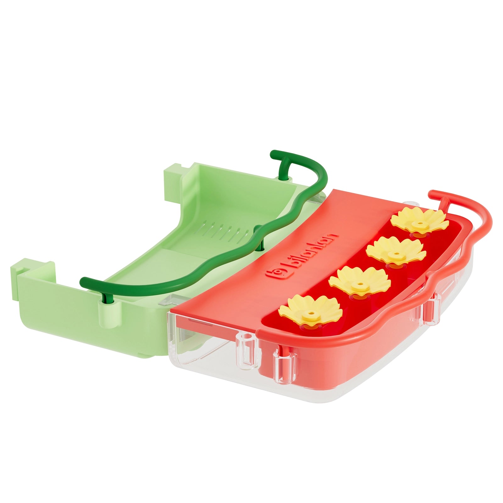 Bilantan hummingbird feeder & seed tray for BirdHi Ultra mimics blooms to draw hummingbirds,easy to install and clean,durable for outdoor charm
