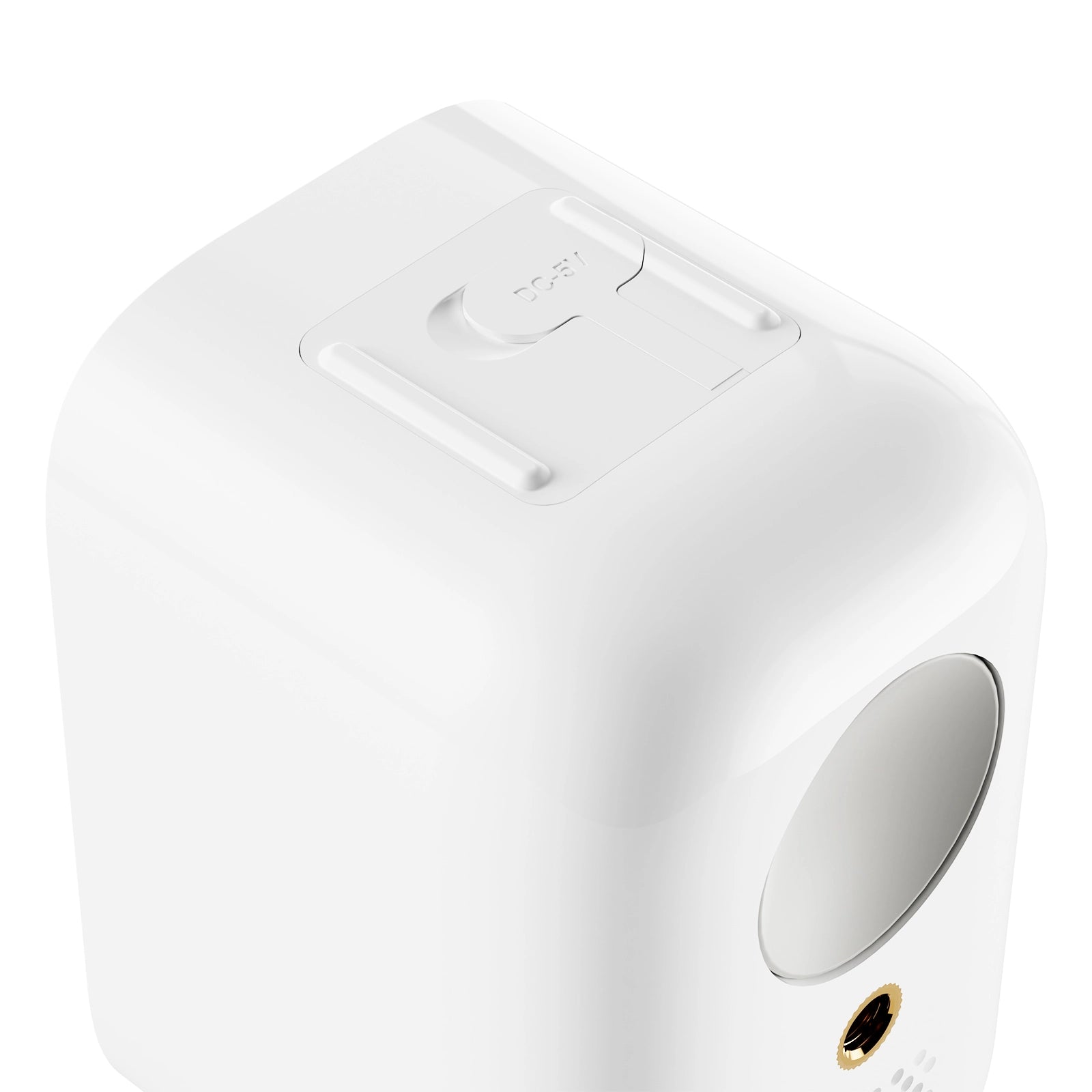 Bilantan Smart Bird Camera, Bilantan BirdHi Camera_Charging port close-up, stream black and white color matching, round and streamlined appearance