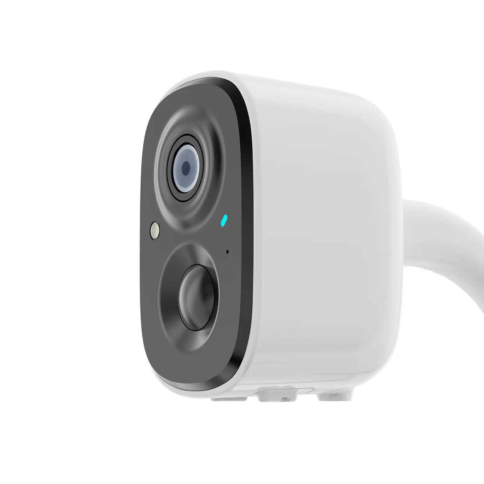 Bilantan Smart Bird Camera, Bilantan BirdHi Camera, Access silicone flexible brackets from the rear connection hole, stream black and white color matching, round and streamlined appearance