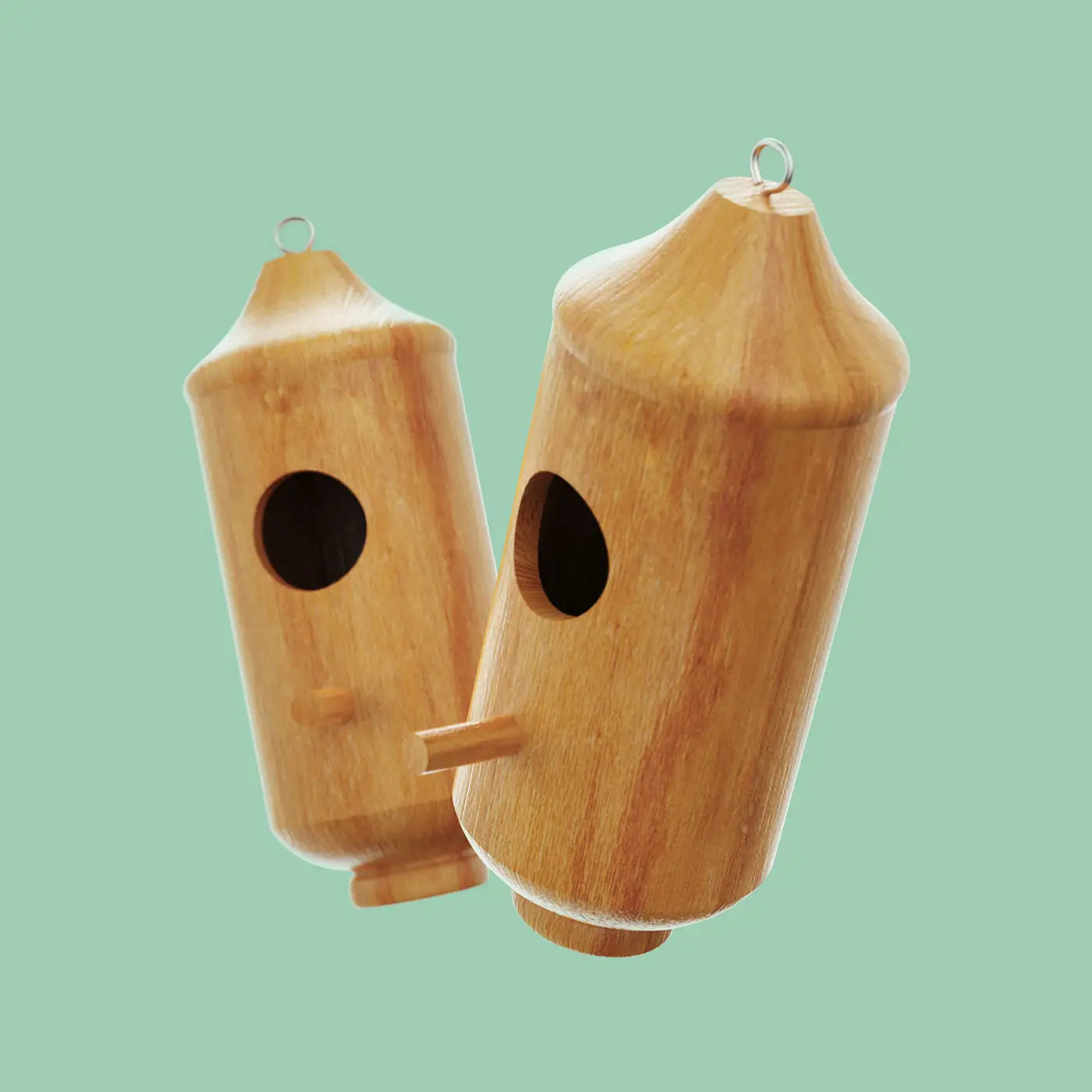 Specifically designed to provide a cozy home for hummingbirds, offering them a safe and welcoming sanctuary.