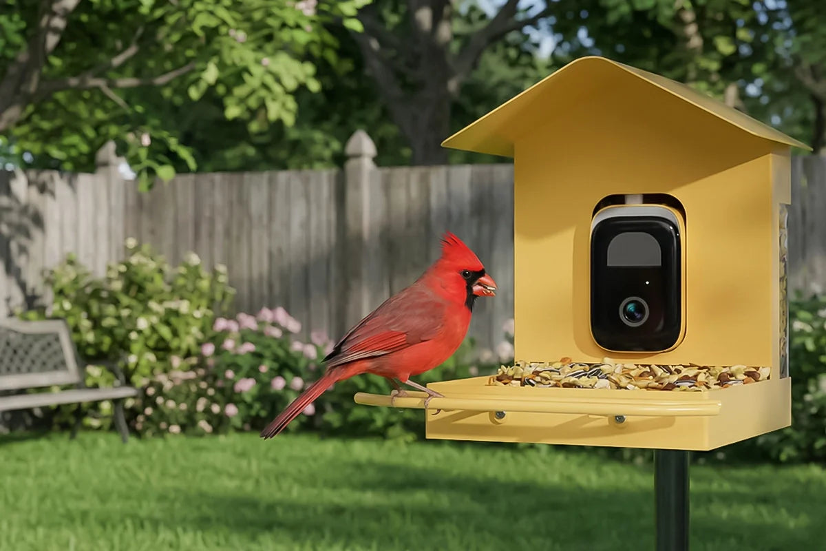 bird buddy pro solar smart bird feeder