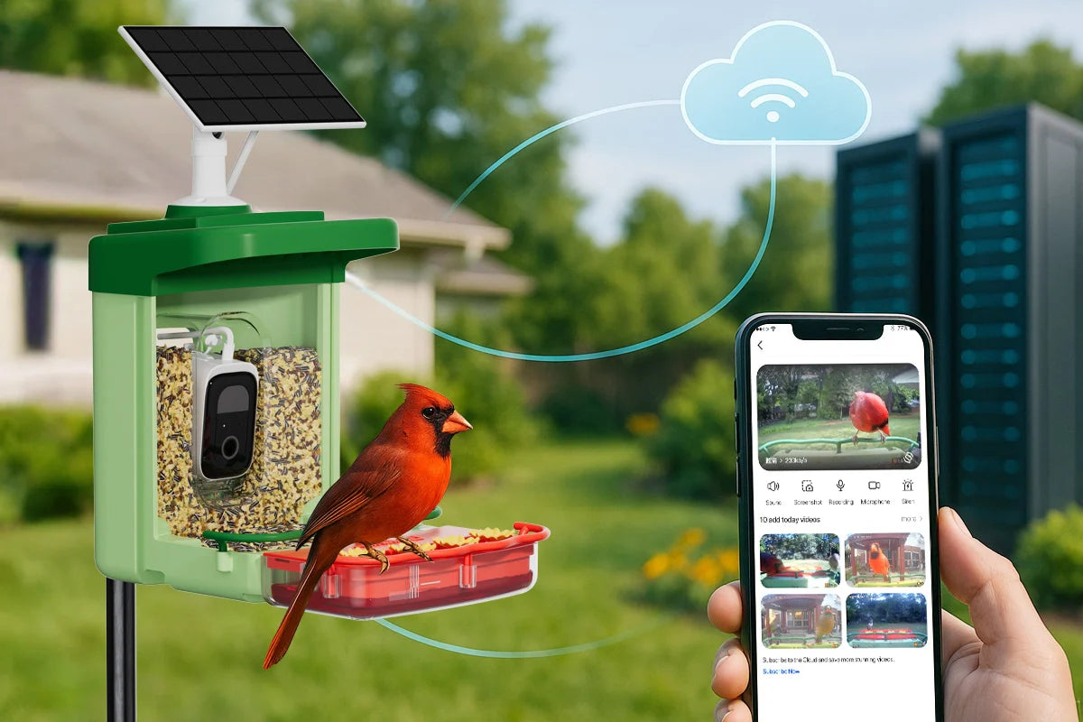 smart bird feeder Cloud server