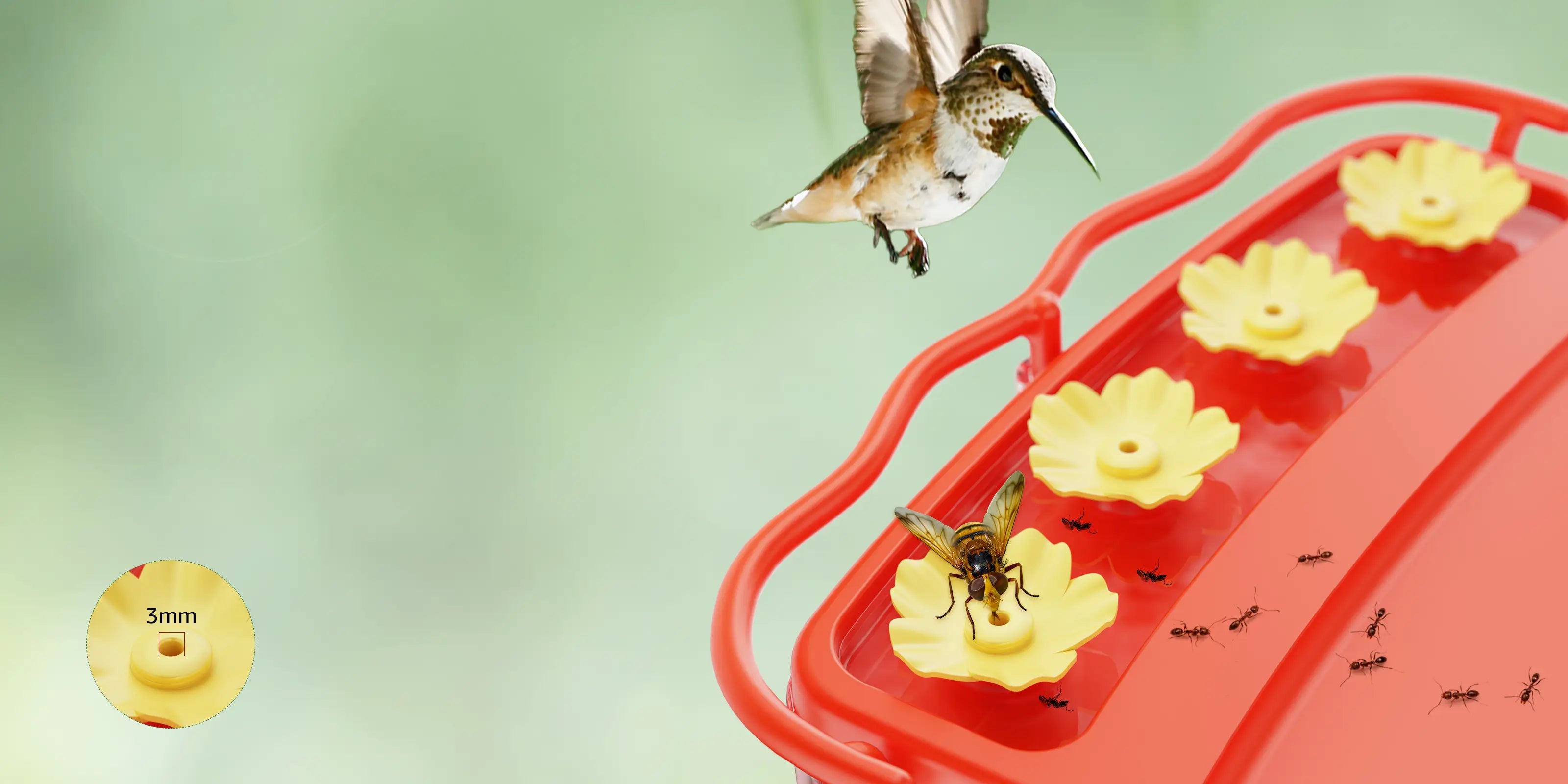 Bilantan Hummingbird Feeder Replacement Flowers