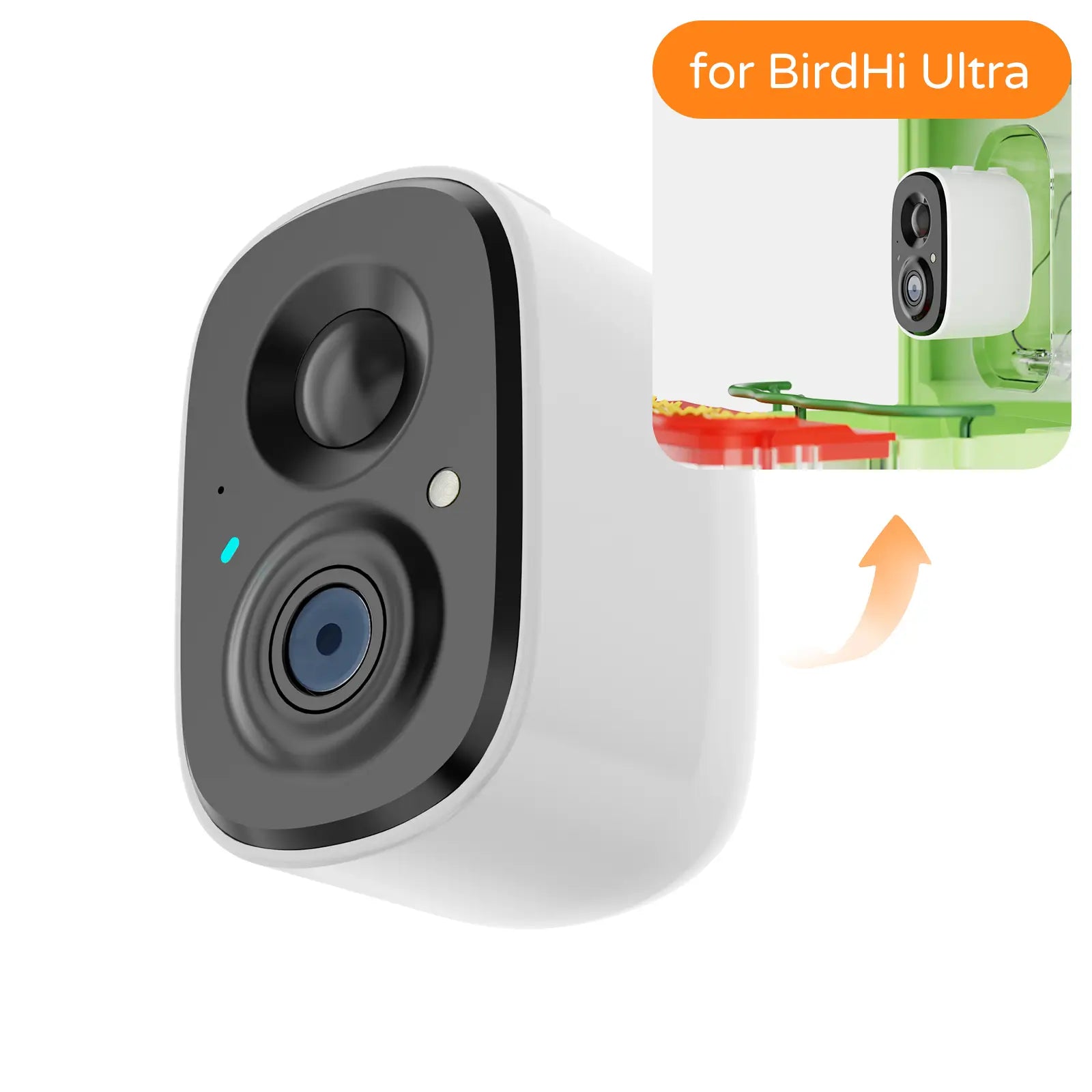 Bilantan bird feeder camera, Smart AI Bird Recognition Camera for BirdHi Ultra