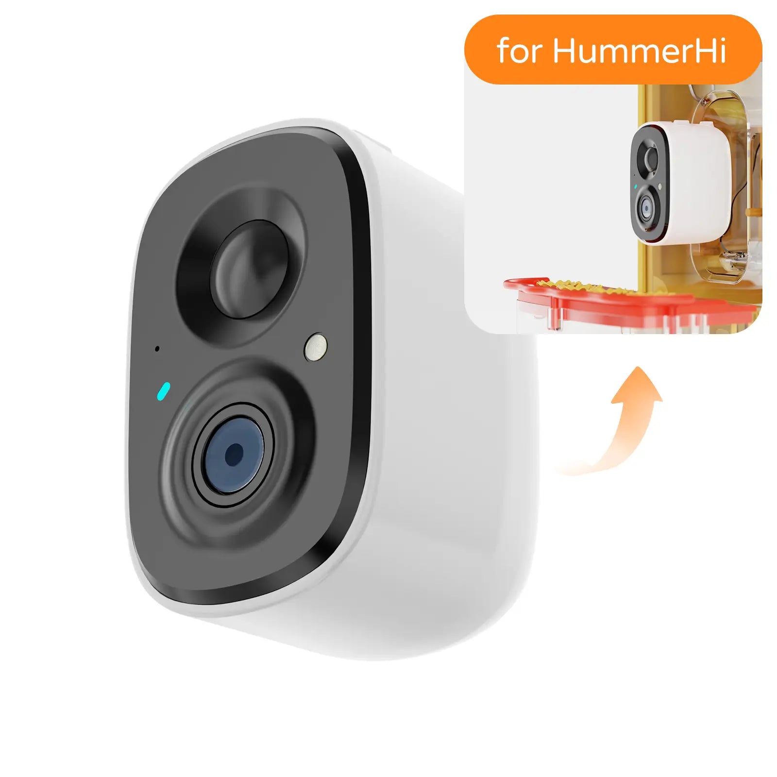 Bilantan bird feeder camera, Smart AI Bird Recognition Camera for HummerHi